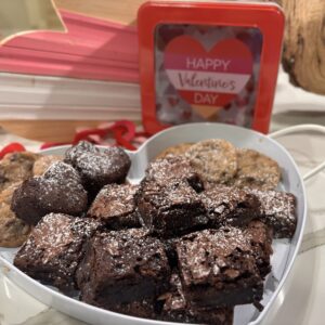Powdered Sugar Brownies